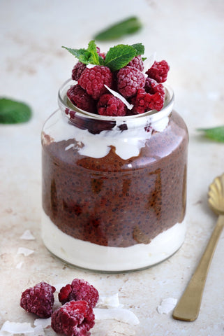 Chocolate chia pudding