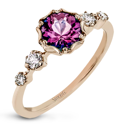 Spinel Gemstone Diamond Ring Simon G Jewelry