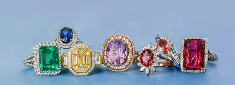 Color Gemstone Rings