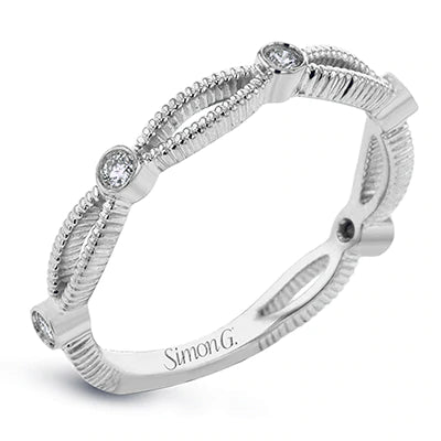 white gold diamond stackable ring