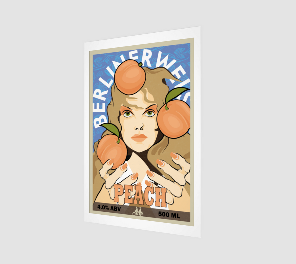 Peach Berliner Weisse Fine Art Print Brothers Brewing Company