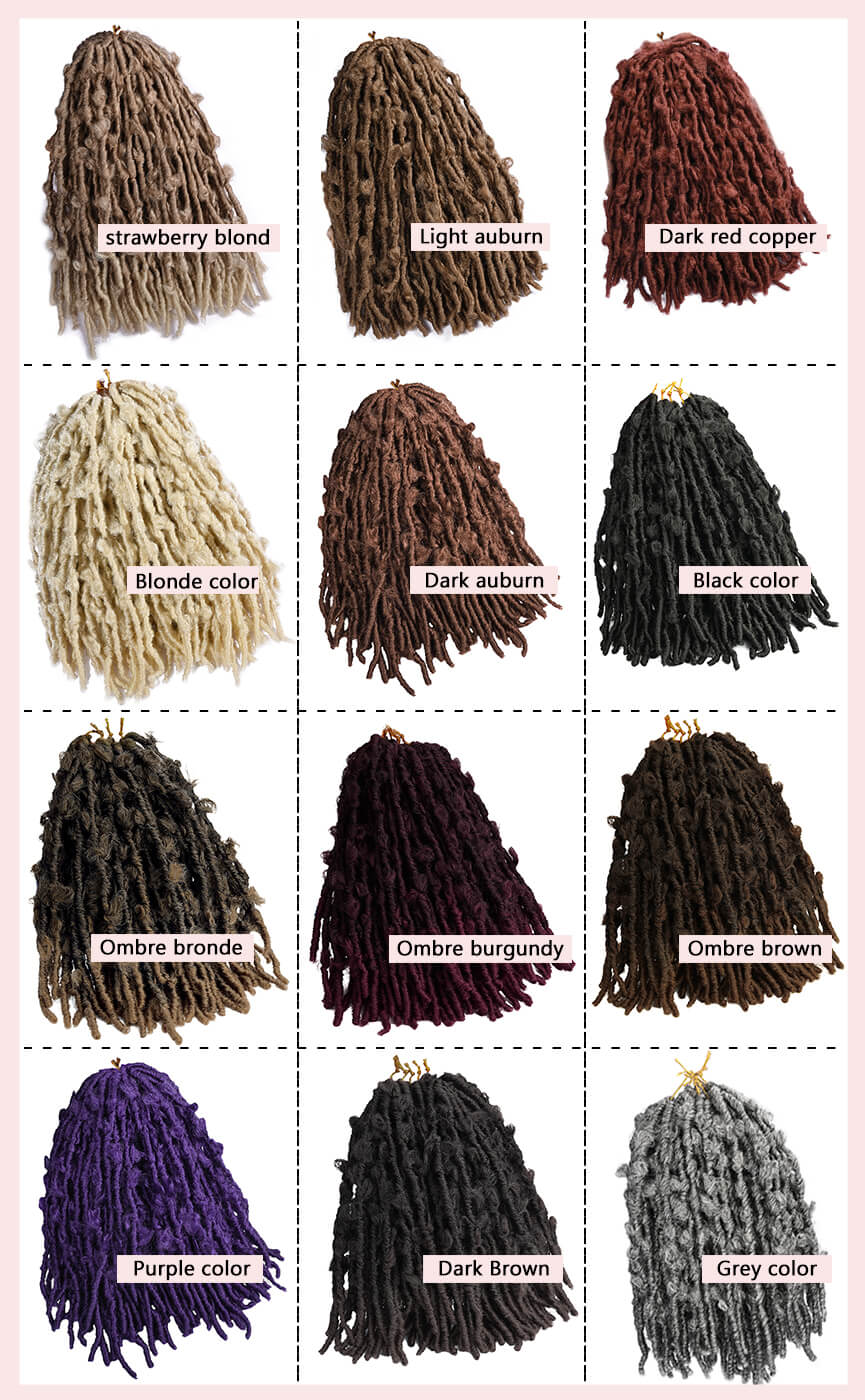 butterfly locs 12 colors