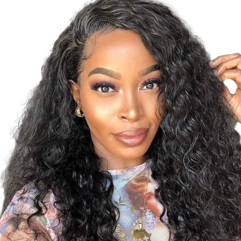 Peruvian Water Wave Hair Bundles Double Drawn Virgin Human Hair Weave Goldenrulehair 