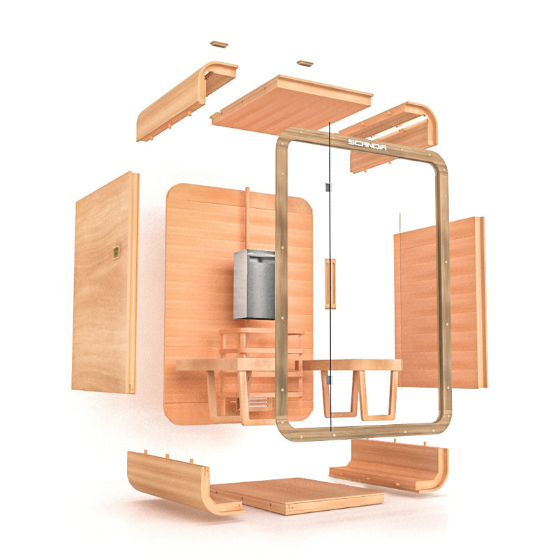 Trend sauna in pieces perspective