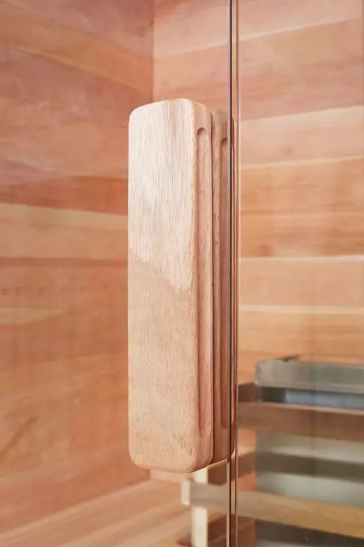 wood hanger door for saunas