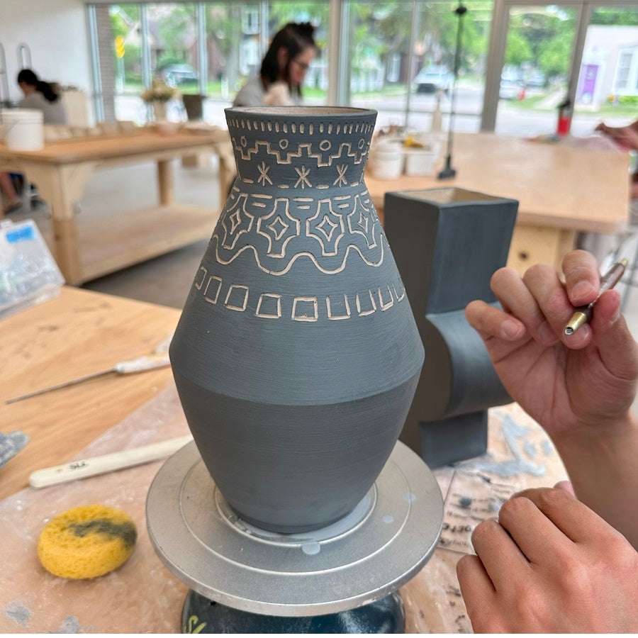 Sgraffito Vase Workshop