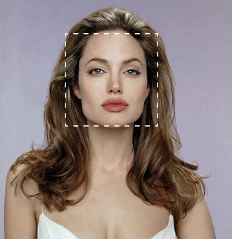 Celebrity face shapes  square