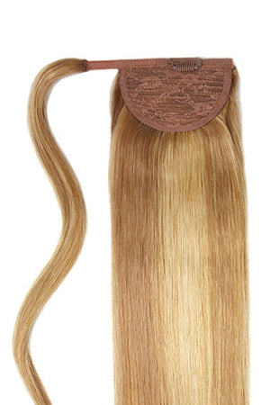 Thick 100 as Human Hair Ponytail Extensions Clip In Wrap Around Pony Tail  USA  eBay