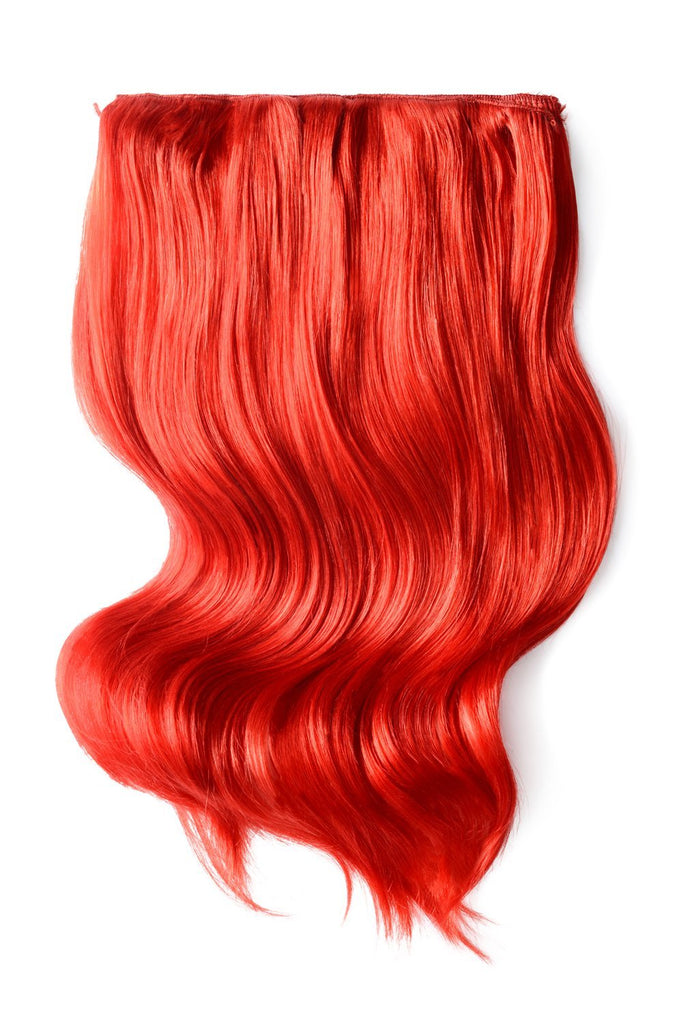 red hair pieces clip in