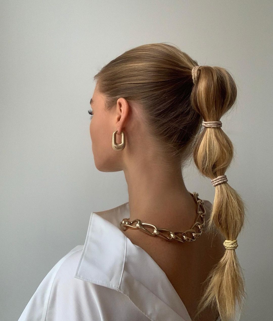 Bubble Braid Ponytail