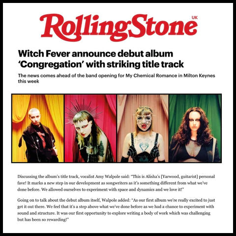 Witch Fever Rolling Stones article