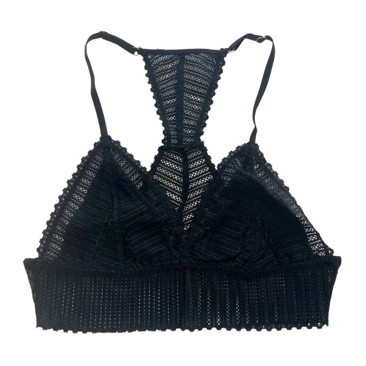 Natalie Lace Racerback Bralette, Black – Sew Southern Designs