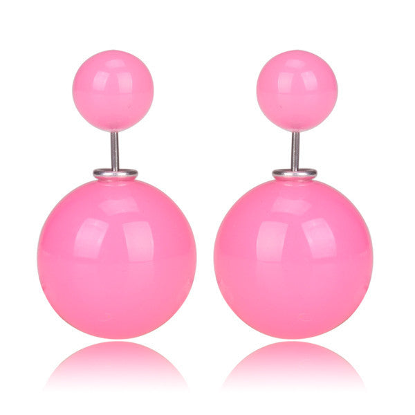 Gum Tee Misses Style Tribal Earrings - Jelly Bean Baby Pink