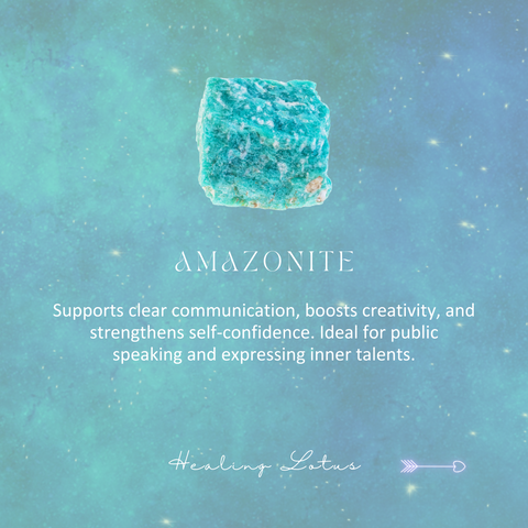 Amazonite crystal healing profile for Pisces season