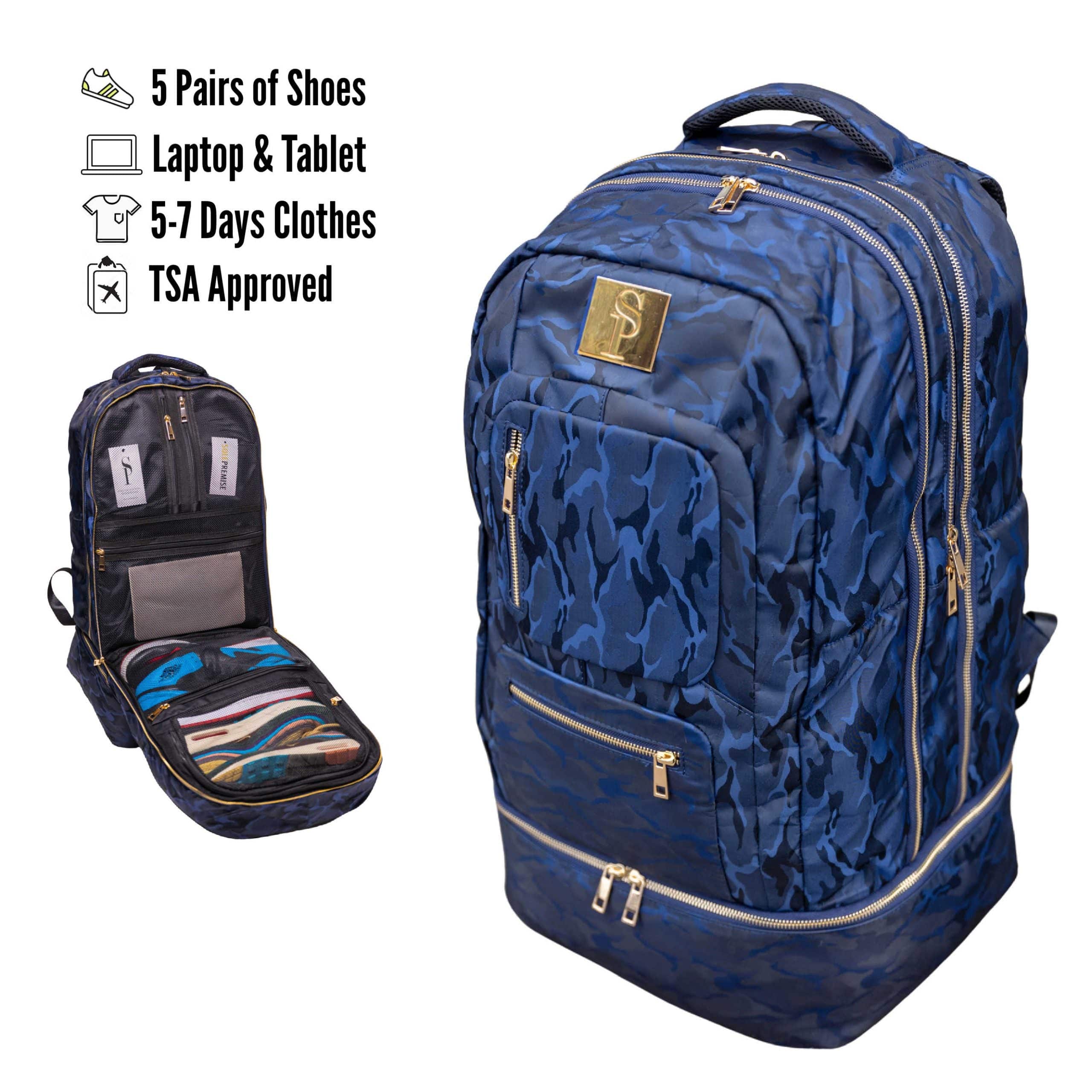 Blue Camo Duffle (Warehouse Clearance) *Final Sale