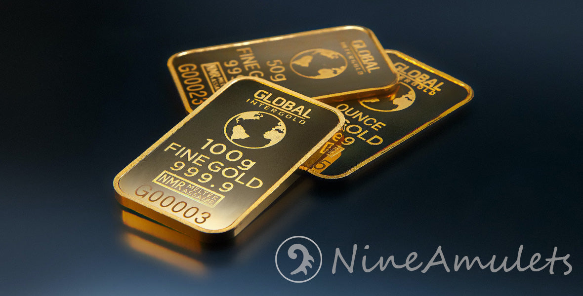 Fine gold bars