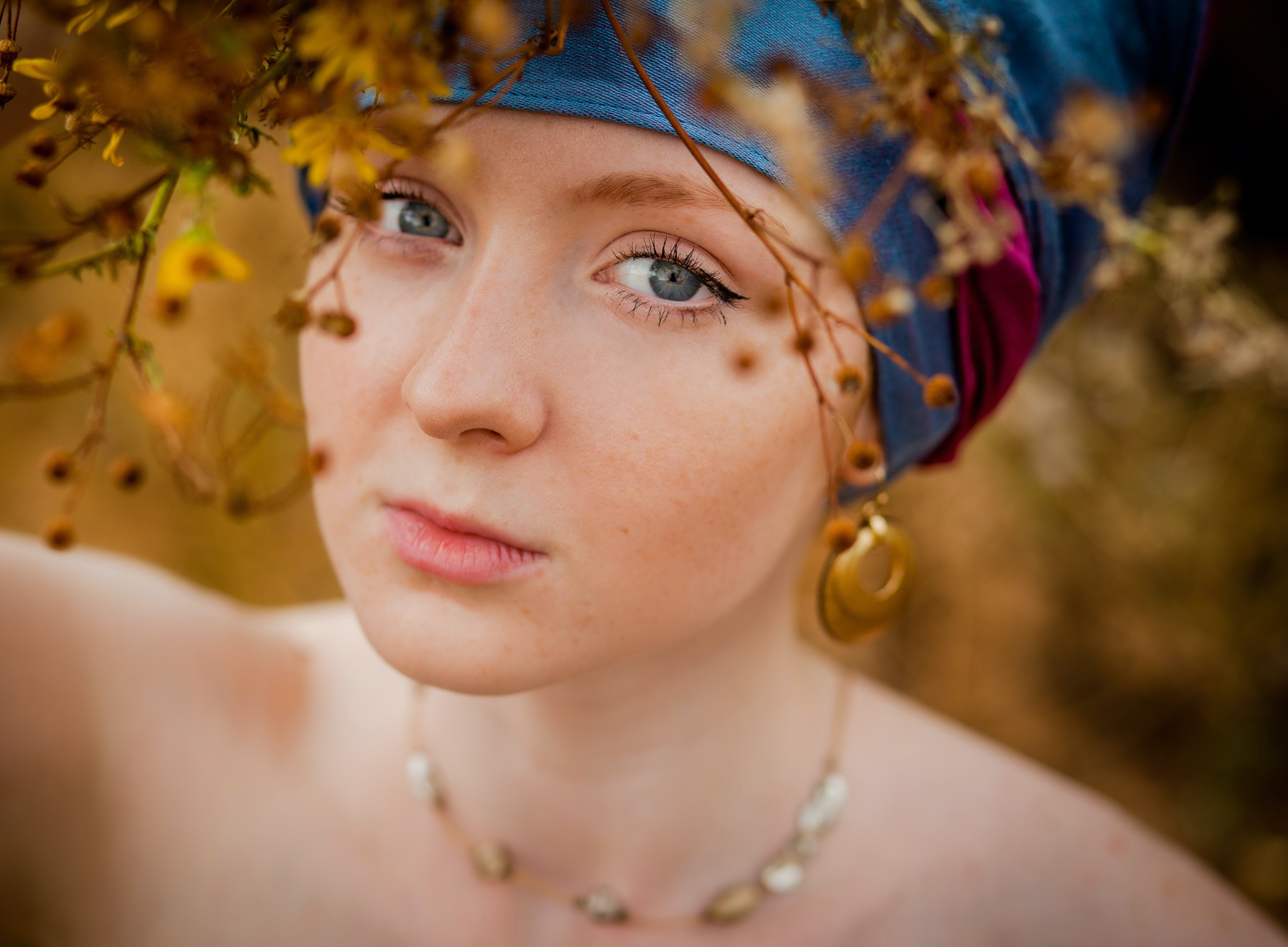 Young lady wearing jewelry