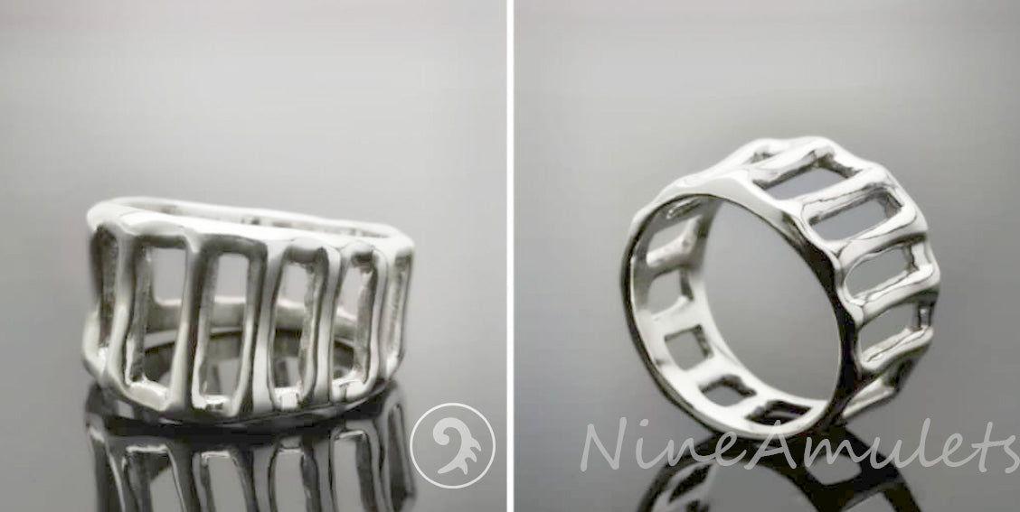 Unique silver rings