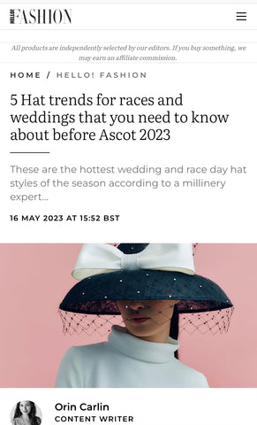 5 Hat Trends for Spring Summer 23 in Hello Fashion