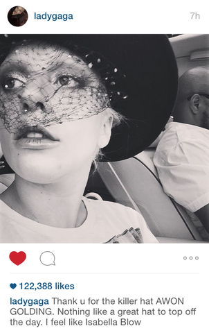 Lady Gaga wears Viola from AW15