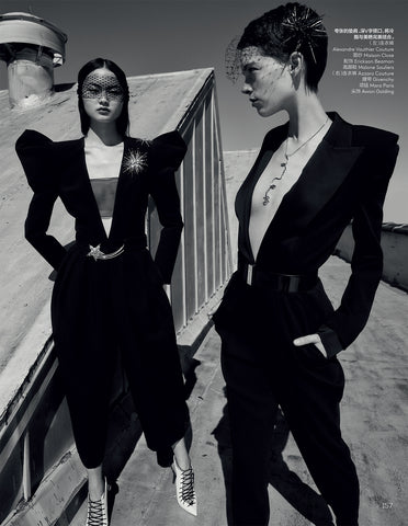 Lenox veil in Vogue China