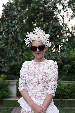 Awon golding blair eadie daisy headpiece