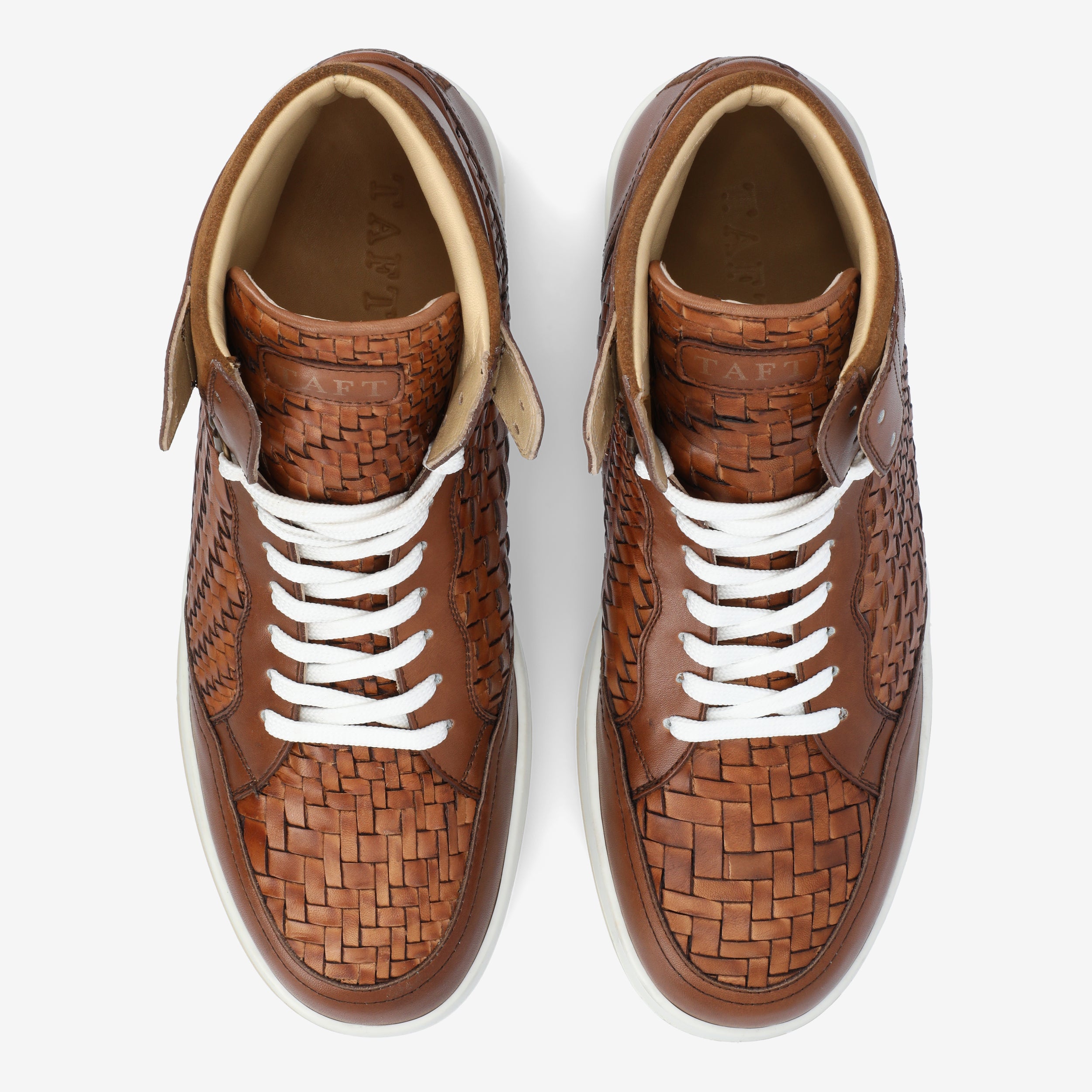 The Rapido High-top Sneaker in Brown Woven (Last Chance, Final Sale)