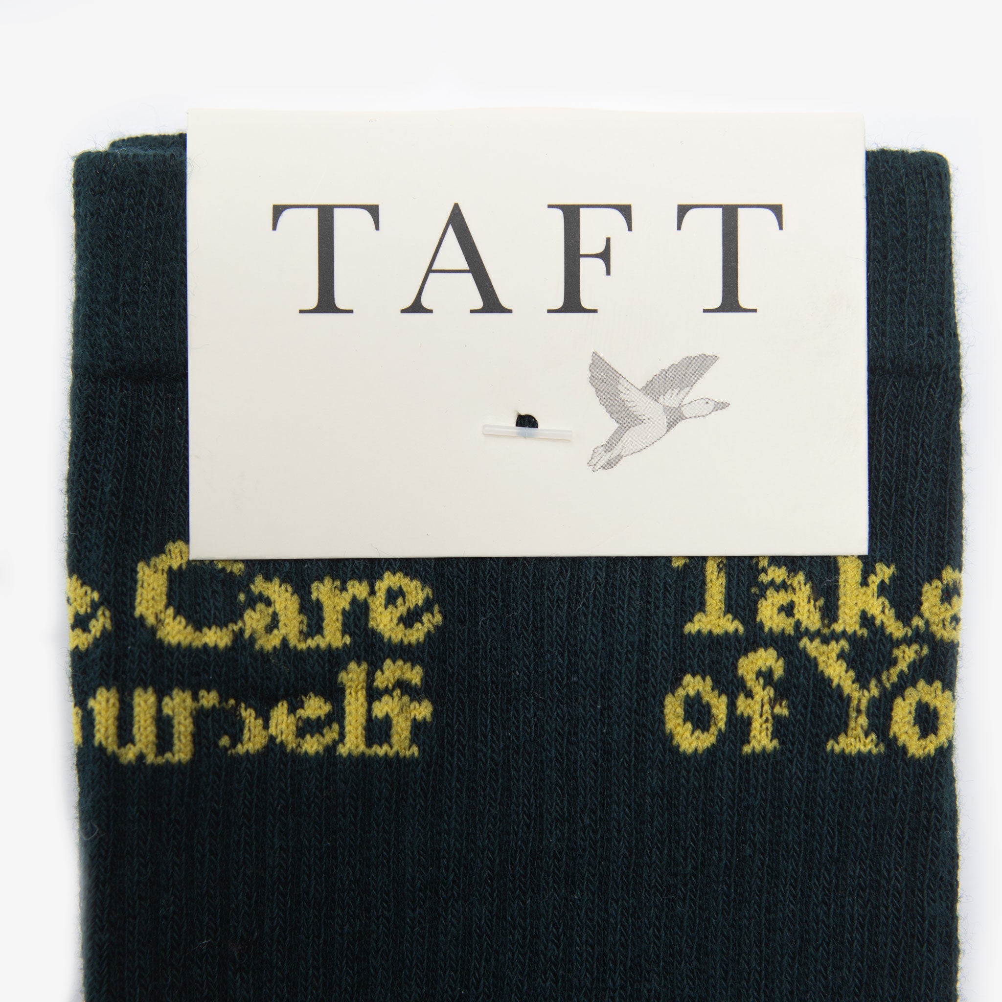 The Take Care Crew Sock in Dark Green