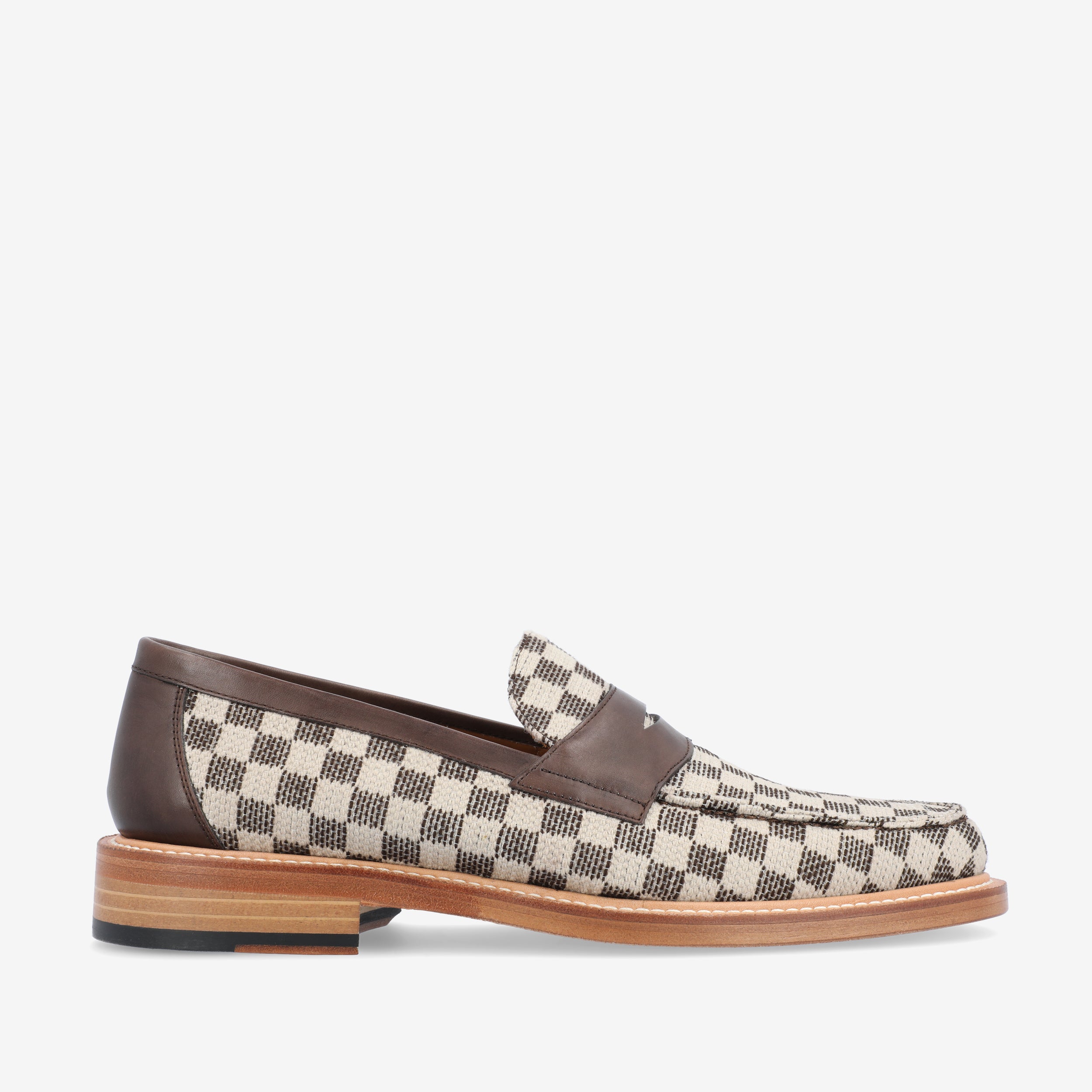 The Fitz Loafer in Brown Check