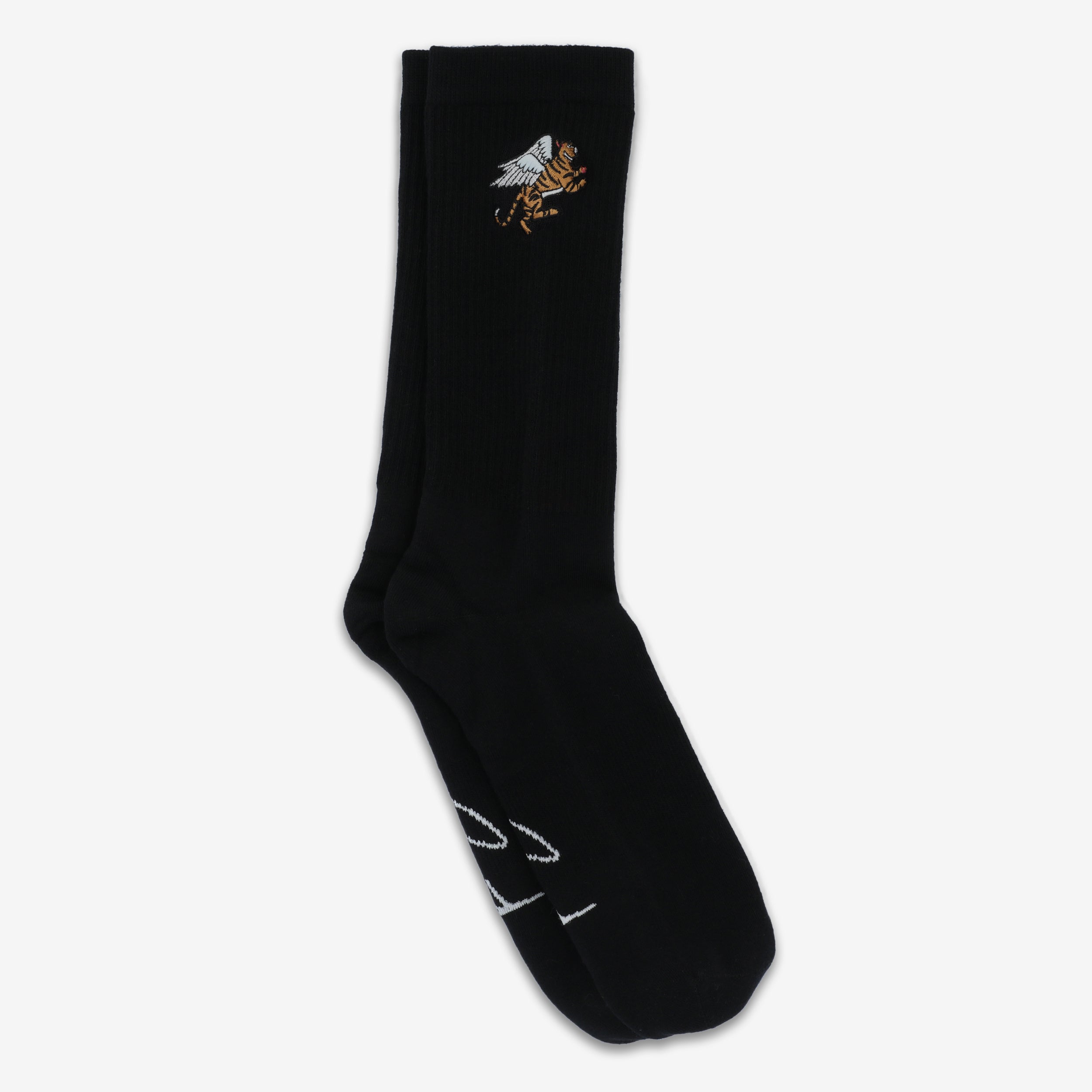 The Crew Sock in Black Tiger