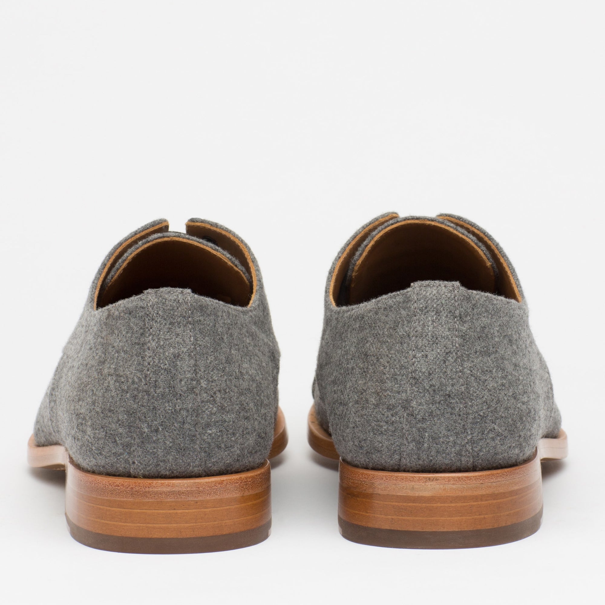 The Kennedy Shoe in Grey Wool | TAFT