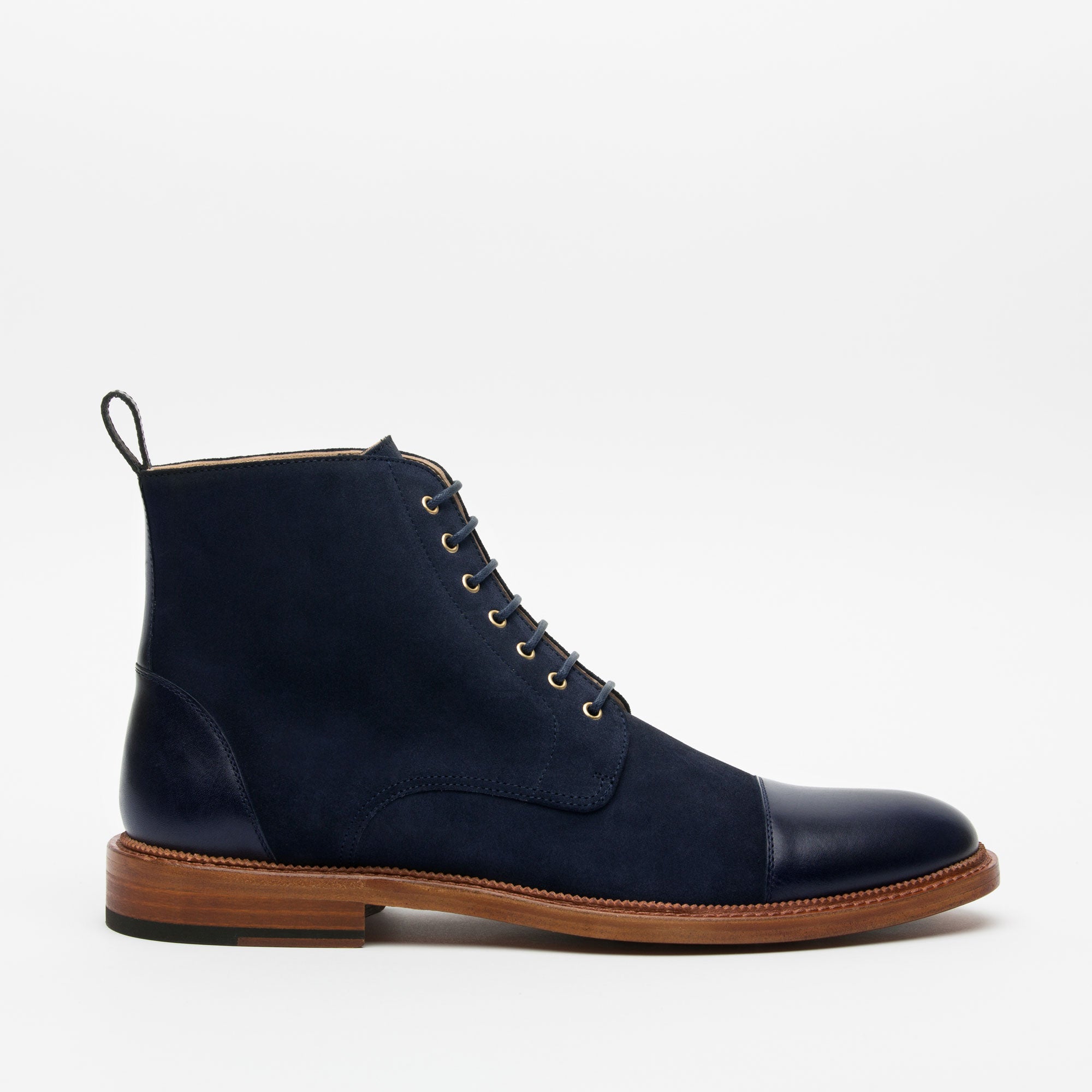 The Troy Boot in Navy