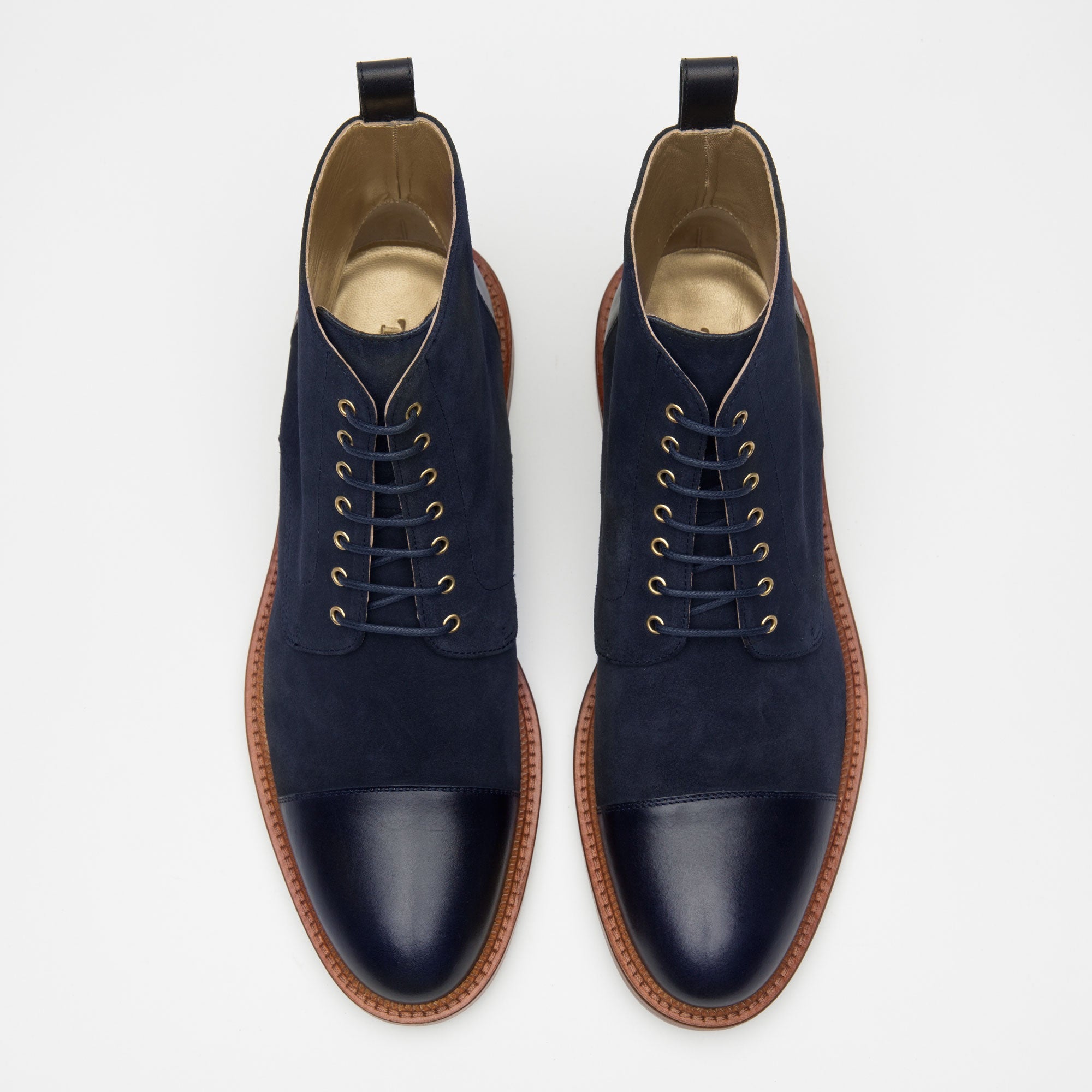 The Troy Boot in Navy