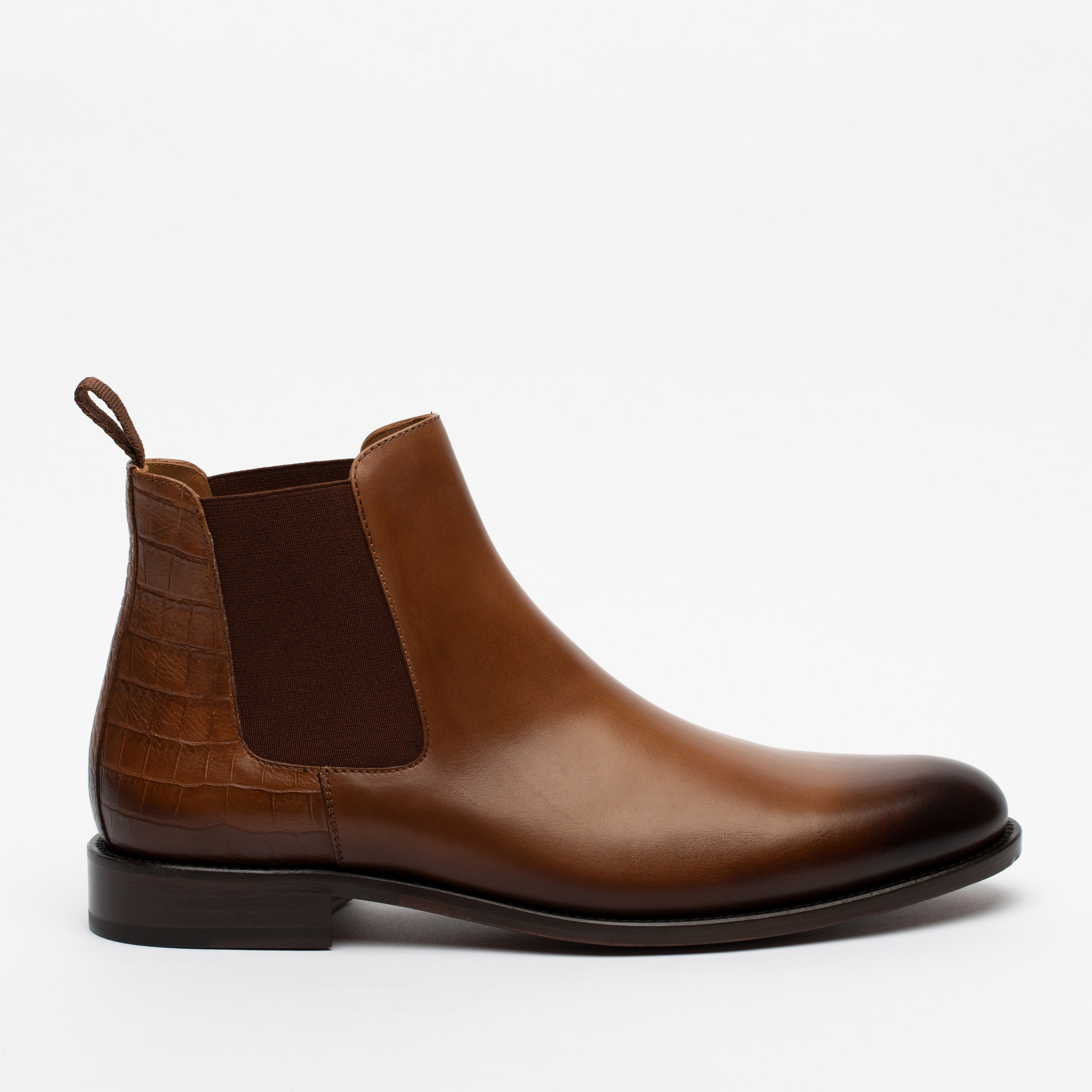 tyktflydende Army dynamisk The Hiro Boot in Honey - Men's Leather Chelsea Boots | TAFT