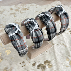 Plaid Knot Headband