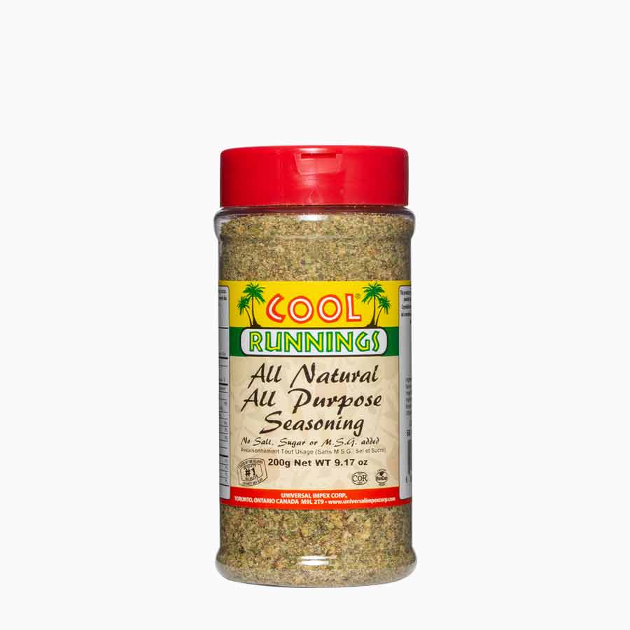 Cool Runnings all natural all purpose seasoning