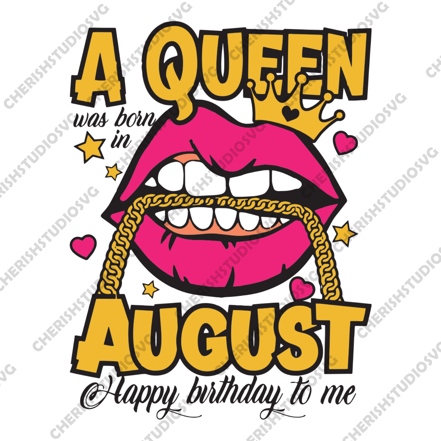 Download A Queen Was Born In August Birthday Svg African Girl Svg Black Wome Cherishsvgstudio