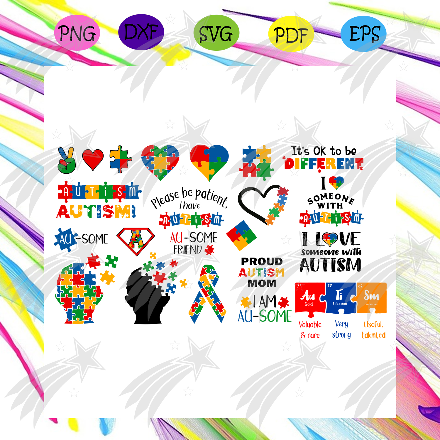 Download Autism Awareness Bundle Svg Awareness Svg Autism Svg Raise Awareness Svg Autism Acceptance Autism Mom Svg