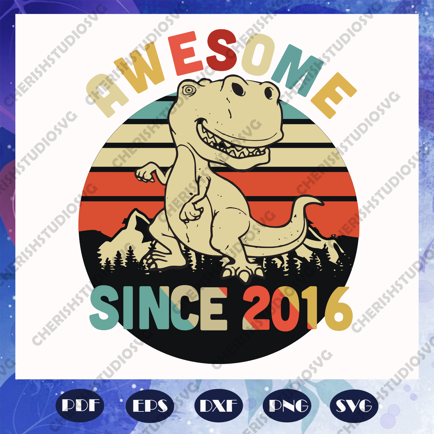 Download Awesome Since 2016 Birthday Svg Born In 2026 Birthday Girl 4 Years Cherishsvgstudio