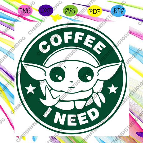 Free Free 242 Baby Yoda Drinking Coffee Svg SVG PNG EPS DXF File