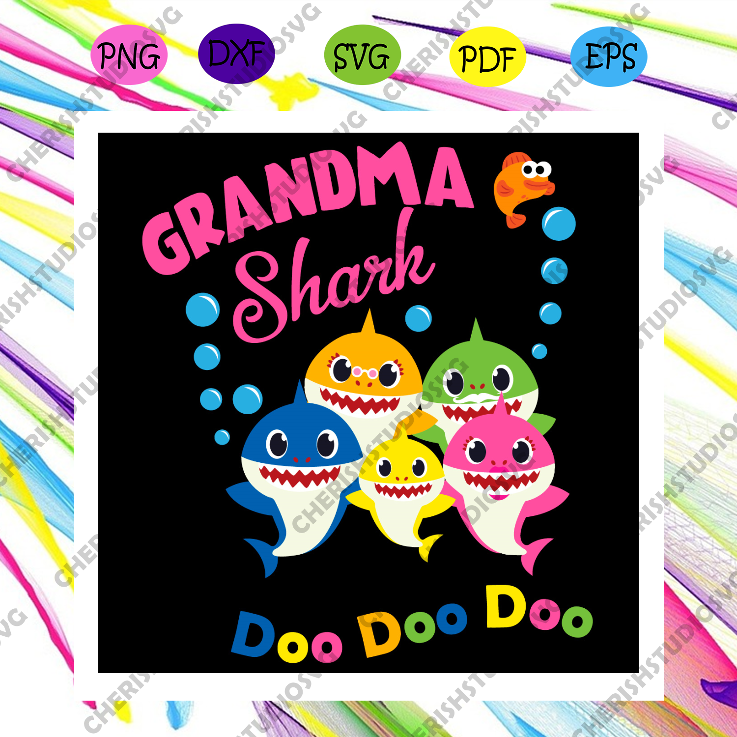 Download Grandma Shark Doo Doo Doo Svg Trending Svg Grandma Shark Svg Grandm Cherishsvgstudio