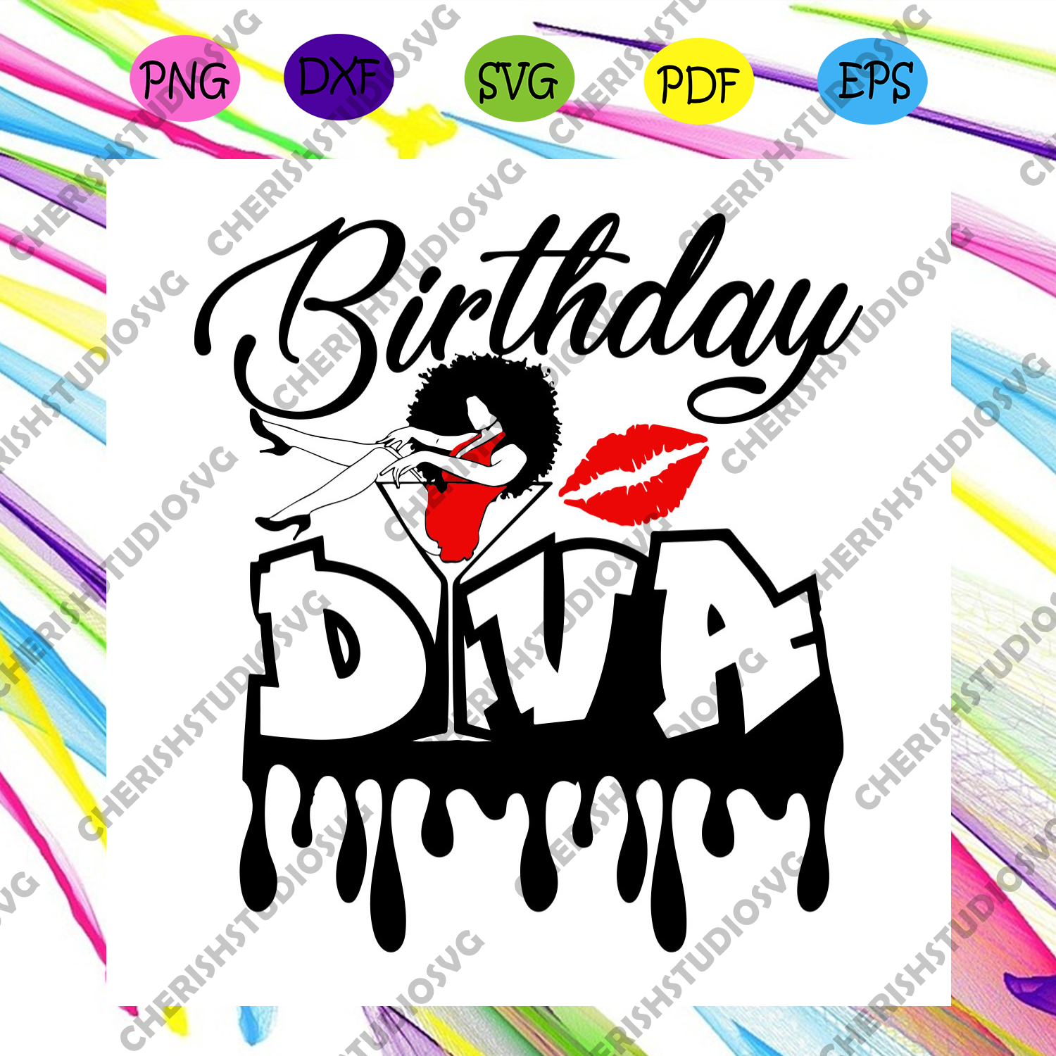 Download Birthday Diva Svg Birthday Svg Birthday Girl Svg Diva Svg Happy Bi Cherishsvgstudio