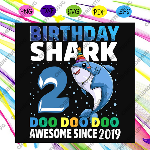 Download Birthday Svg Tagged Baby Shark Svg Cherishsvgstudio