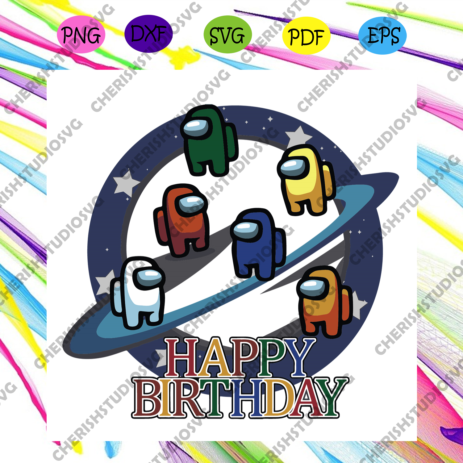 Free Free Birthday Among Us Svg 739 SVG PNG EPS DXF File