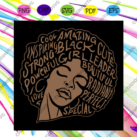 Black Girl Svg Cherishsvgstudio