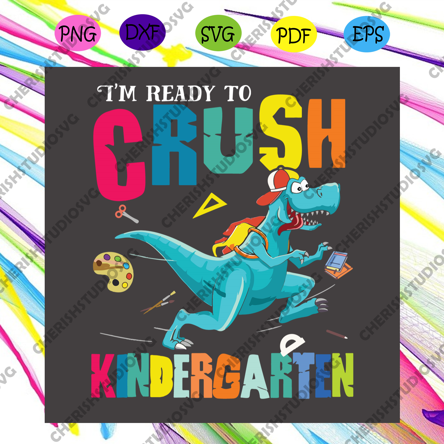 Download Im Ready To Crush Kindergarten Svg Back To School Svg Crush Svg Din Cherishsvgstudio