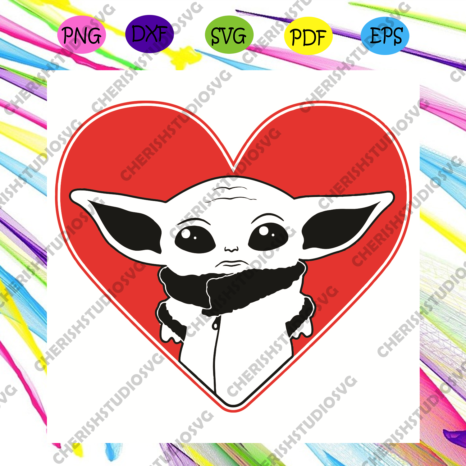 Free Free 73 Baby Yoda Svg Valentine SVG PNG EPS DXF File