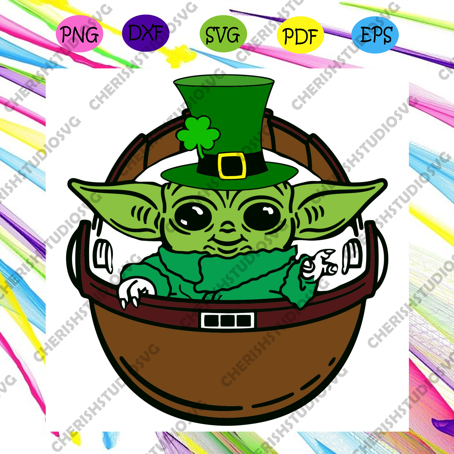 Download Baby Yoda St Patrick Day Svg Trending Svg St Patrick Day Svg St Pat Cherishsvgstudio SVG, PNG, EPS, DXF File