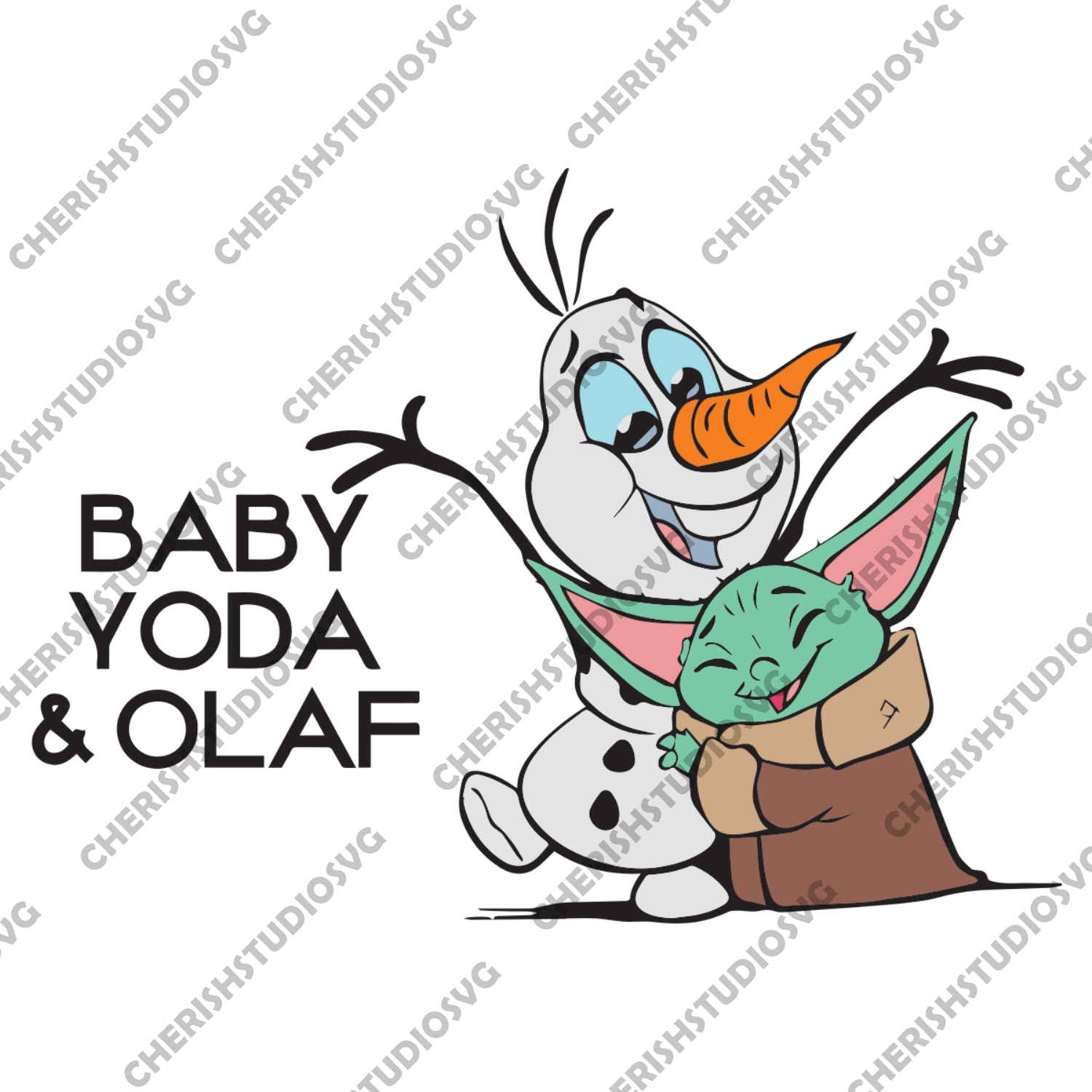 Download Baby Yoda And Olaf Svg Trending Svg Baby Yoda Svg Baby Yoda Gift O Cherishsvgstudio
