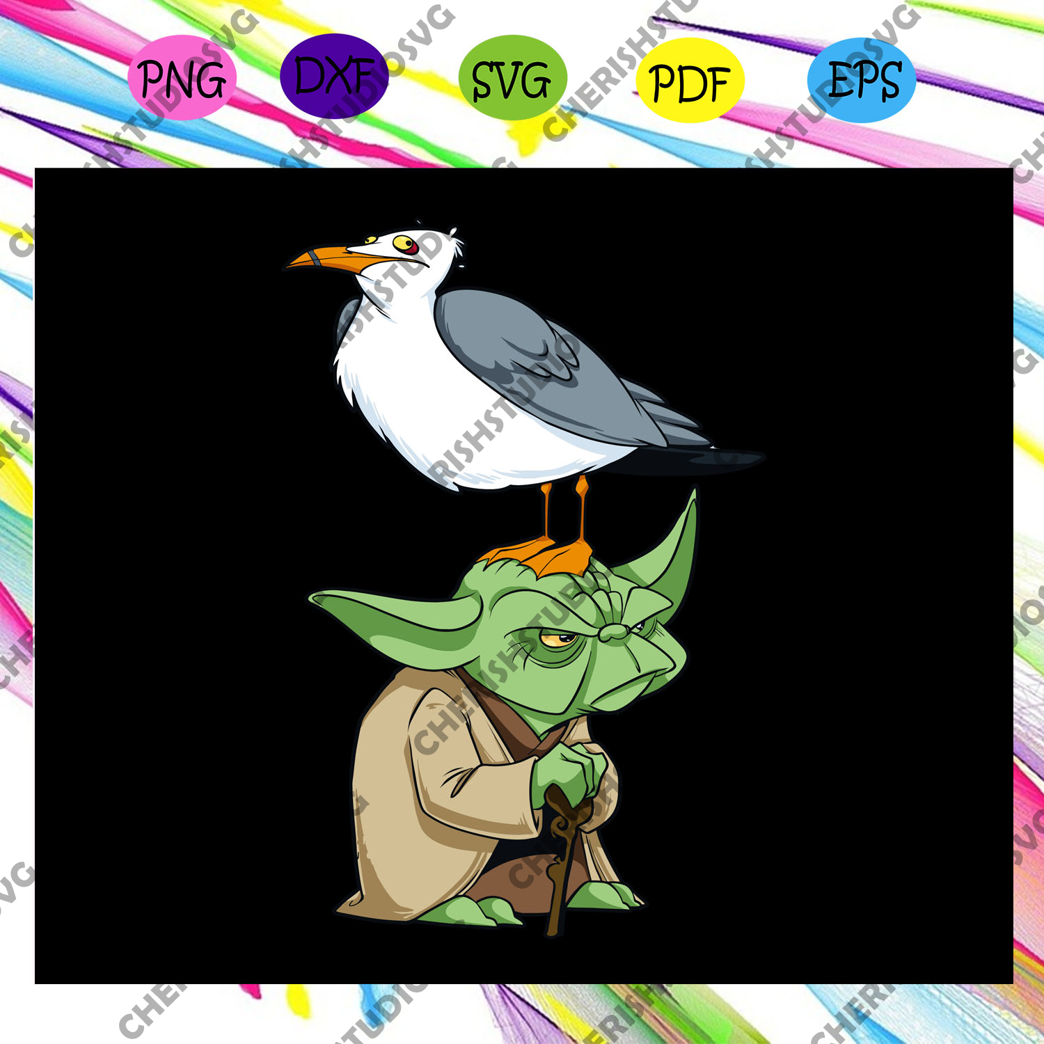 Free Free 84 Clip Art Baby Yoda Outline Svg SVG PNG EPS DXF File